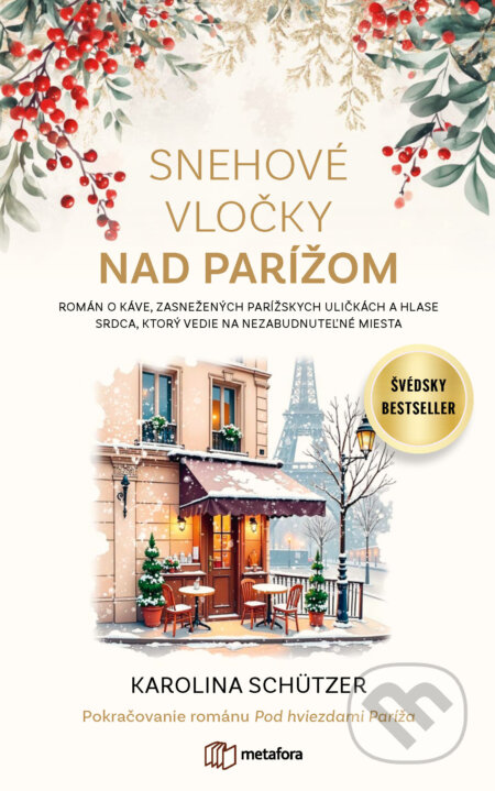 Snehové vločky nad Parížom