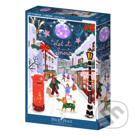 Puzzle Nech sneží - Londýn - puzzle z kategorie 500 - 1000 dílků