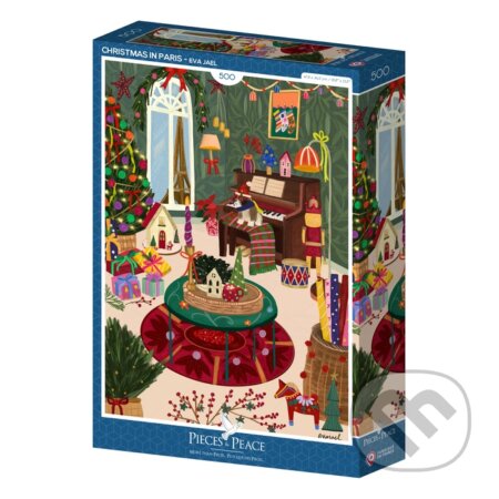 Puzzle Vianoce v Paríži