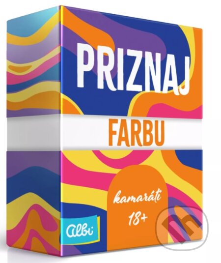 Spoločenská hra: Priznaj farbu - Kamaráti 18+ (Albi). Albi, 2025