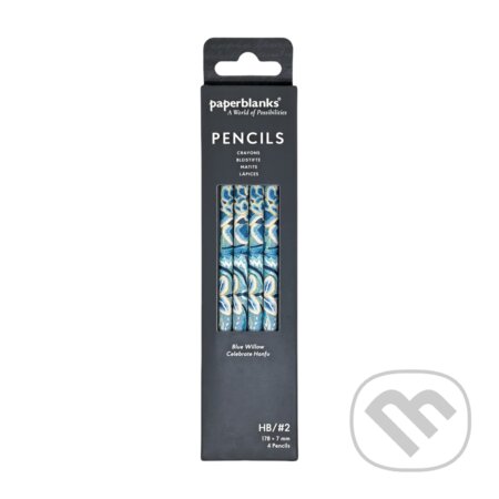 Paperblanks - sada 4 tužiek Blue Willow
