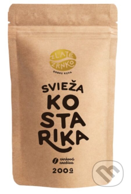 Kávy a čaje: Kostarika "Svieža" (Zlaté Zrnko). Zlaté Zrnko