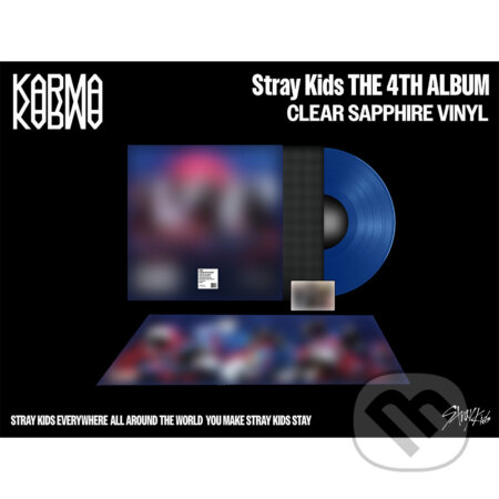 Stray Kids: Karma (Clear Sapphire Vinyl) (LP) - Stray Kids, Stray Kids