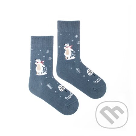 Detské ponožky Macík polárny M (Unisex veľkosť M (veľkosť 27-30))