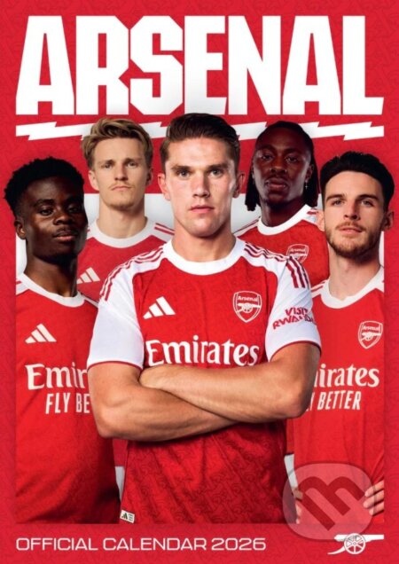Oficiální nástěnný kalendář 2026: FC Arsenal (A3 29,7 x 42 cm) (Arsenal Pulp Press). Arsenal Pulp Press, 2025