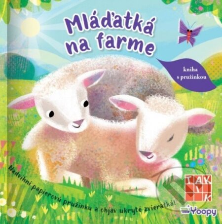 Mláďatká na farme - kniha s pružinkou