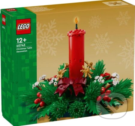 Společenská hra: LEGO® Iconic 40743 Vianočná dekorácia na stôl (LEGO). LEGO, 2025