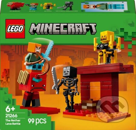 LEGO® Minecraft® 21266 Lávová bitka v Netheri