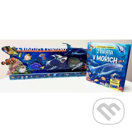 Čti a skládej Dioráma: Zvířata v mořích