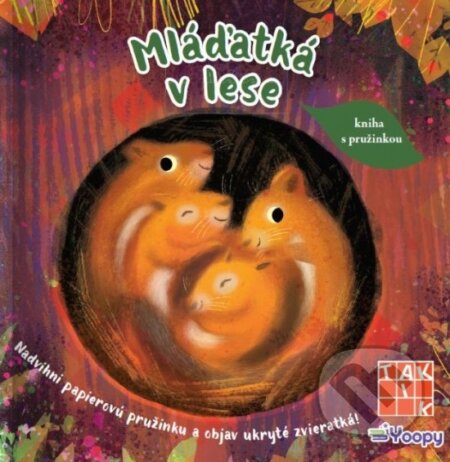 Mláďatká v lese - kniha s pružinkou
