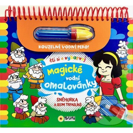 Magické vodní omalovánky - Sněhurka a sedm trpaslíků