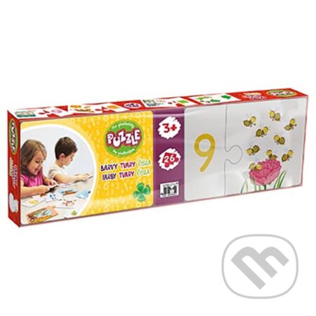 Puzzle: Puzzle pro předškoláky v krabičce: Čísla, barvy, tvary (Jiří Models). Jiří Models, 2025