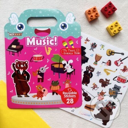 Gumolepky - Hudobné nástroje - kniha z kategorie Samolepky