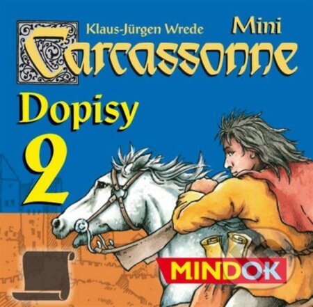 Spoločenská hra: Carcassonne Mini 2: Dopisy (Mindok). Mindok, 2025