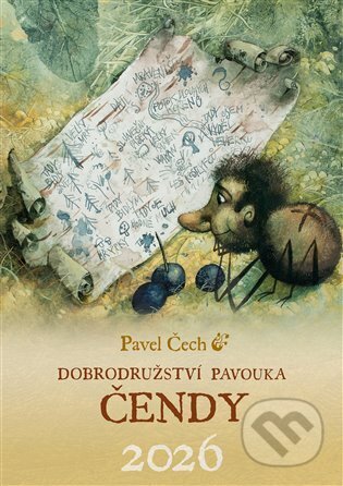 Kniha Kalendář 2026 - Dobrodružství pavouka Čendy