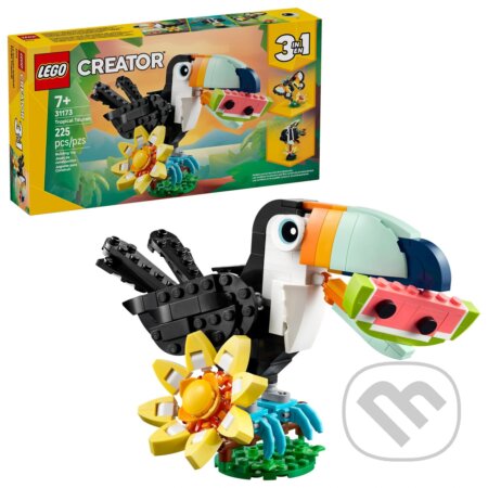 Spoločenská hra: LEGO® Creator 3 v 1 31173 Divoké zvieratá: Tropický tukan (LEGO). LEGO, 2025