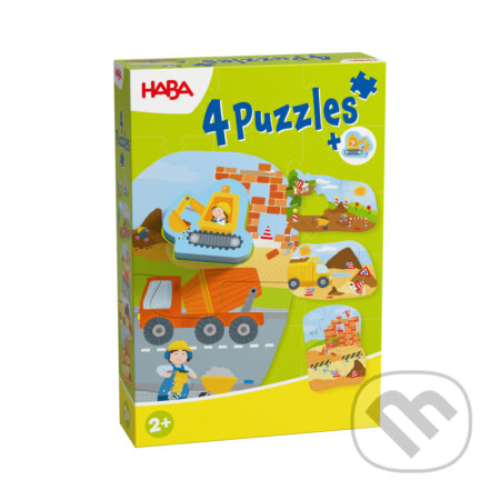 Puzzle: Stavenisko 4 ks (Haba). Haba, 2025
