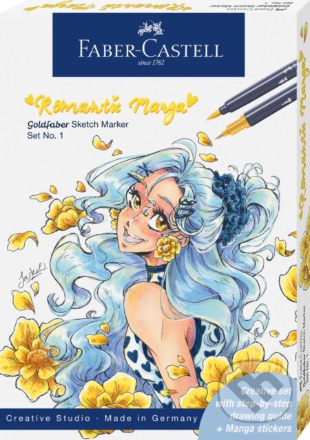 Popisovače Faber-Castell Goldfaber Creative Romantic Manga