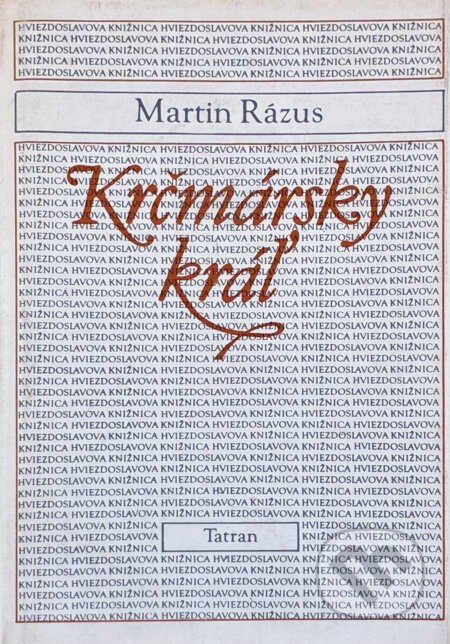 Kniha: Krčmársky kráľ (Martin Rázus). Tatran, 1990