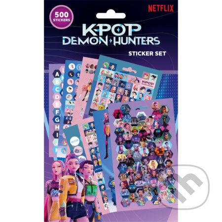 Set samolepiek 500 ks K-pop Demon Hunters