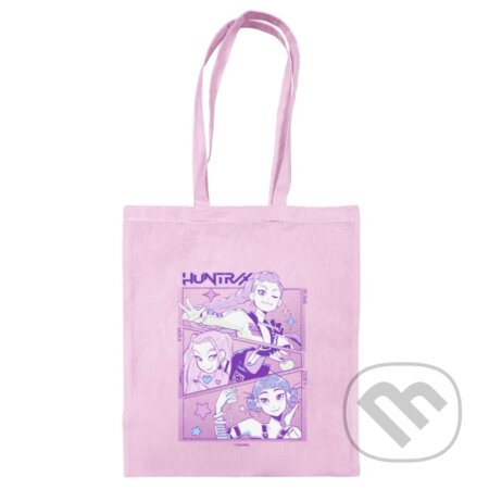 K-pop Demon Hunters taška plátená ružová (Huntrix)