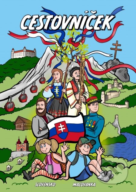 Kniha Maľovanka - Cestovníček Slovensko