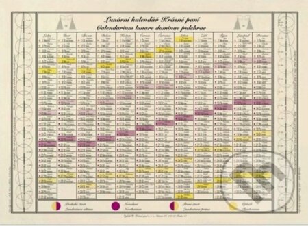 Kniha Krásná paní - Jednolistý nástěnný kalendář 2026