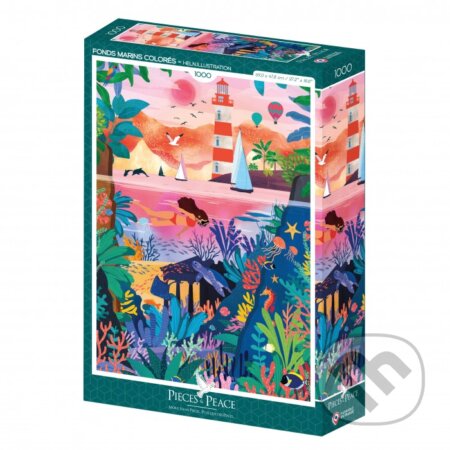 Puzzle Fonds Marins Colorés - puzzle z kategorie 500 - 1000 dílků