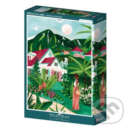 Puzzle Kreolská dedina - puzzle z kategorie 500 - 1000 dílků