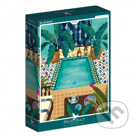 Puzzle Blue Riad - puzzle z kategorie 500 - 1000 dílků