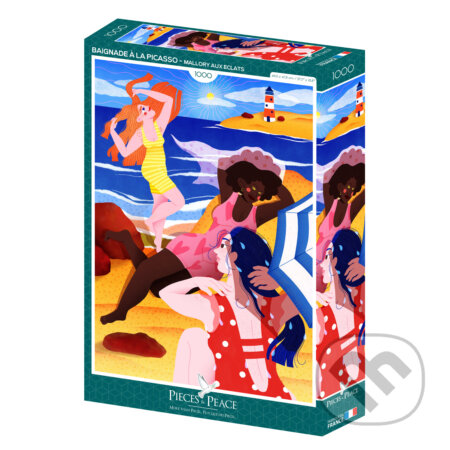 Puzzle Baignade à la Picasso - puzzle z kategorie 500 - 1000 dílků