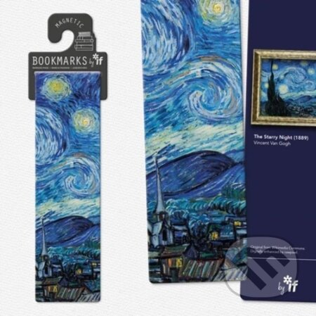 Umelecká magnetická záložka Hviezdna noc (Classics Magnetic Bookmarks - The Starry Night)