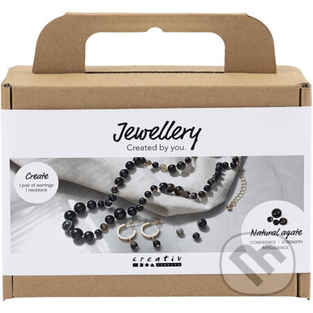 Kreatívna sada Šperky s korálkami z achátu