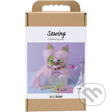 Creative Sada šití RŮŽOVÁ KOČIČKA