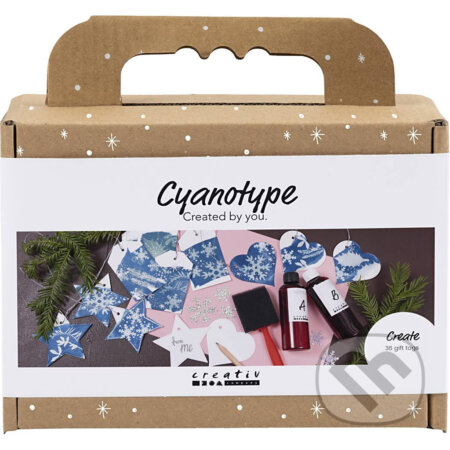 Creative Modrobílá Kyanotypie - kreativní sada