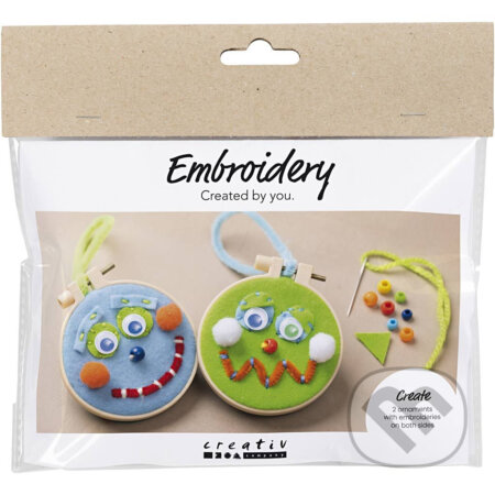 Kreatívna sada Vyšívanie smajlíkov