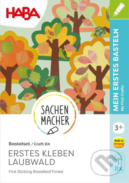 Kreatívna sada Prvé nalepovacie zvieratká z listnatého lesa