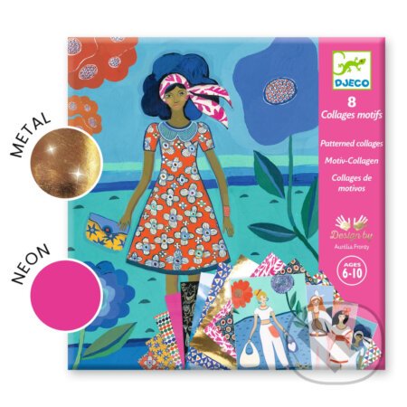 Vzorované koláže: Voskový trend