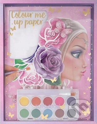 Color Me Up paper - Top Model (Kreatívne maľovanky s vodovými farbami Top model)