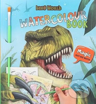 Watercolour Book - Dino World (Magické maľovanky Dino World Stačí použiť vodu)