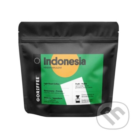 Kávy a čaje: Indonesia Hendra Maulizar Anaerobic fermentation (Light roast) (Goriffee). Goriffee, 2025