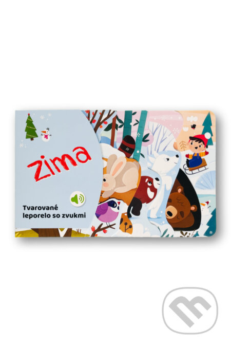Tvarované leporelo so zvukmi - Zima