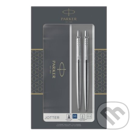 Parker Jotter Stainless Steel CT (súprava) (guľôčkové pero a mechanická ceruzka)