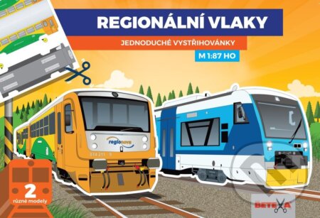 Regionální vlaky (vystřihovánky (1:87 HO))