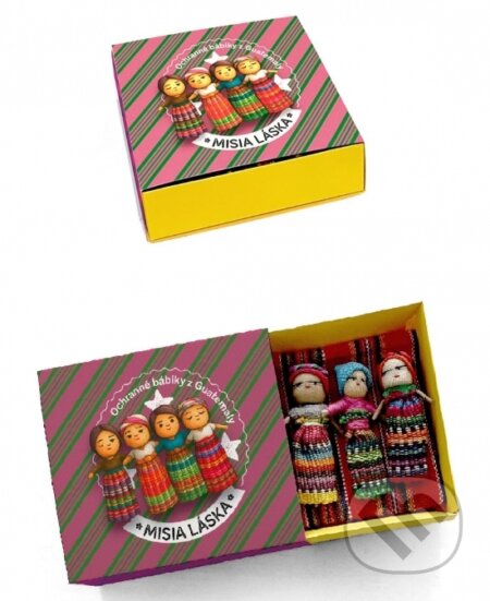 Misia Láska - Ochranné bábiky z Guatemaly 4 ks