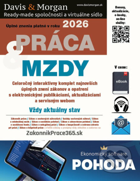 Kniha: Práca a Mzdy 2026 (DonauMedia). DonauMedia, 2026