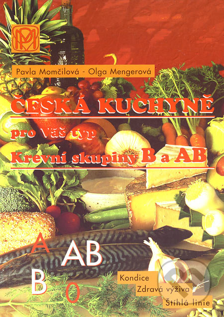 Česká kuchyně pro Váš typ (Krevní skupiny B a AB) - Pavla Momčilová, Olga Mengerová, Medica Publishing, 2002
