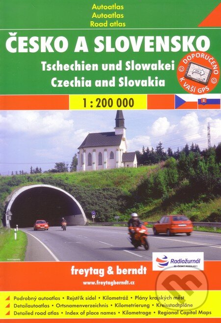 Česko a Slovensko 1: 200 000, freytag&berndt, 2017