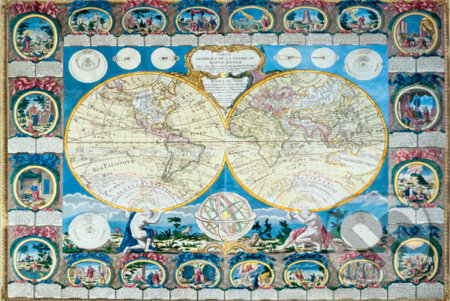Mapa zeme z roku 1788 - Abbe Clouet, Trefl
