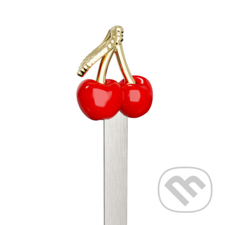 3D kovová zberateľská záložka – miniatúra – čerešne